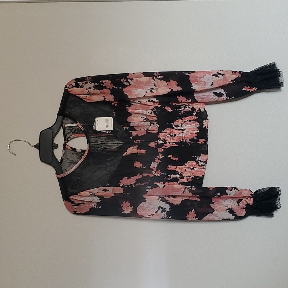 Free People Daphne Floral Print Blouse - Picture 4 of 7